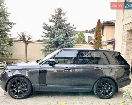 Серый Ленд Ровер Рендж Ровер, объемом двигателя 4.37 л и пробегом 48 тыс. км за 95000 $, фото 7 на Automoto.ua