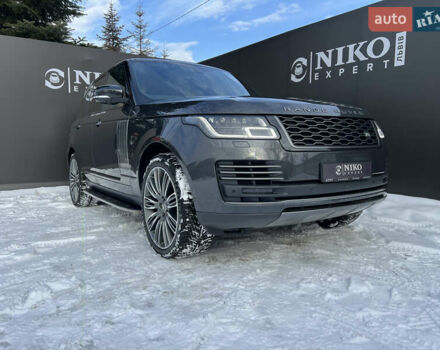 Серый Ленд Ровер Рендж Ровер, объемом двигателя 4.37 л и пробегом 94 тыс. км за 103000 $, фото 11 на Automoto.ua