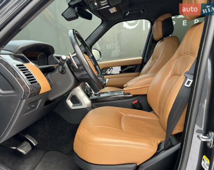 Серый Ленд Ровер Рендж Ровер, объемом двигателя 4.37 л и пробегом 94 тыс. км за 103000 $, фото 25 на Automoto.ua