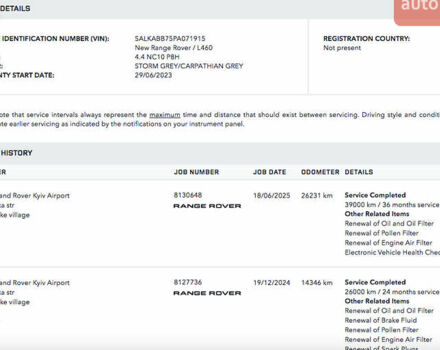 Серый Ленд Ровер Рендж Ровер, объемом двигателя 4.39 л и пробегом 35 тыс. км за 239999 $, фото 50 на Automoto.ua