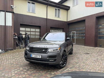 Серый Ленд Ровер Рендж Ровер, объемом двигателя 5 л и пробегом 125 тыс. км за 56000 $, фото 1 на Automoto.ua