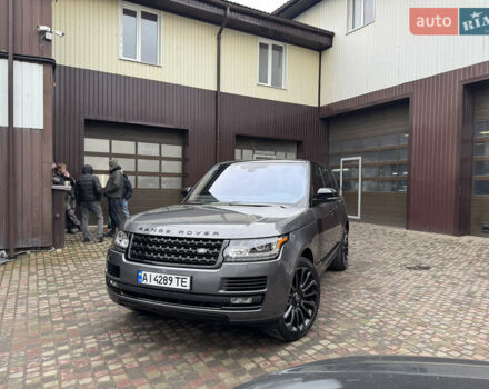 Серый Ленд Ровер Рендж Ровер, объемом двигателя 5 л и пробегом 125 тыс. км за 56000 $, фото 1 на Automoto.ua