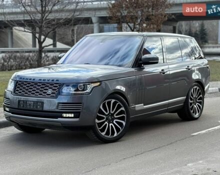 Серый Ленд Ровер Рендж Ровер, объемом двигателя 4.37 л и пробегом 125 тыс. км за 37700 $, фото 1 на Automoto.ua