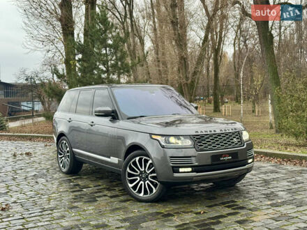 Серый Ленд Ровер Рендж Ровер, объемом двигателя 4.37 л и пробегом 124 тыс. км за 38999 $, фото 1 на Automoto.ua