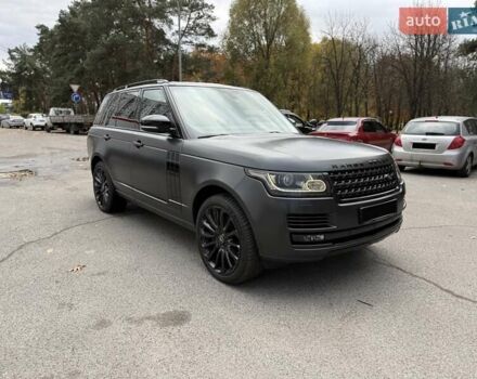 Ленд Ровер Рендж Ровер 2016 в Киеве на Automoto.ua Серый Ленд Ровер Рендж Ровер, объемом двигателя 4.37 л и пробегом 168 тыс. км за 49700 $, фото 1 на Automoto.ua