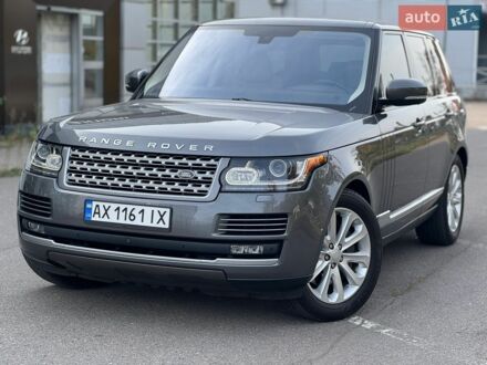 Серый Ленд Ровер Рендж Ровер, объемом двигателя 3 л и пробегом 136 тыс. км за 29700 $, фото 1 на Automoto.ua