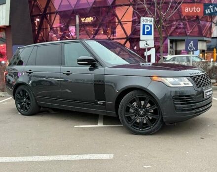 Серый Ленд Ровер Рендж Ровер, объемом двигателя 5 л и пробегом 156 тыс. км за 66990 $, фото 1 на Automoto.ua