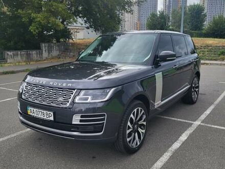 Ленд Ровер Рендж Ровер 2018 в Киеве на Automoto.ua Серый Ленд Ровер Рендж Ровер, объемом двигателя 4.37 л и пробегом 73 тыс. км за 89500 $, фото 1 на Automoto.ua