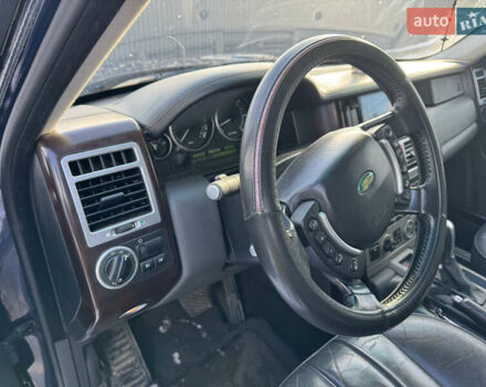 Синий Ленд Ровер Рендж Ровер, объемом двигателя 2.93 л и пробегом 364 тыс. км за 8500 $, фото 13 на Automoto.ua