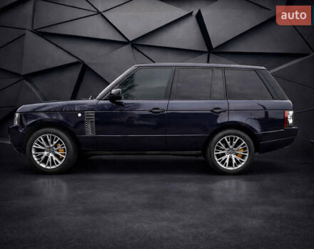 Синий Ленд Ровер Рендж Ровер, объемом двигателя 4.37 л и пробегом 190 тыс. км за 23000 $, фото 2 на Automoto.ua