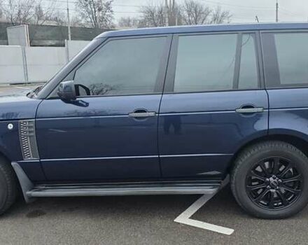 Синий Ленд Ровер Рендж Ровер, объемом двигателя 4.37 л и пробегом 394 тыс. км за 25000 $, фото 2 на Automoto.ua