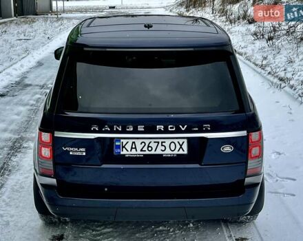 Синий Ленд Ровер Рендж Ровер, объемом двигателя 4.37 л и пробегом 247 тыс. км за 41500 $, фото 7 на Automoto.ua