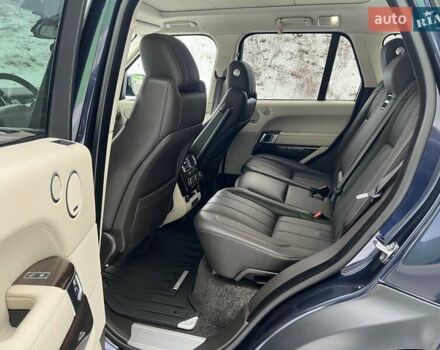 Синий Ленд Ровер Рендж Ровер, объемом двигателя 4.37 л и пробегом 247 тыс. км за 41500 $, фото 33 на Automoto.ua