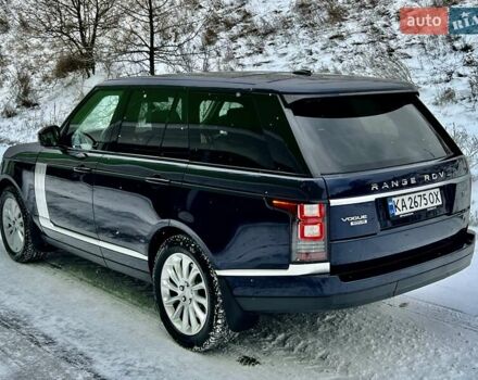 Синий Ленд Ровер Рендж Ровер, объемом двигателя 4.37 л и пробегом 247 тыс. км за 41500 $, фото 5 на Automoto.ua