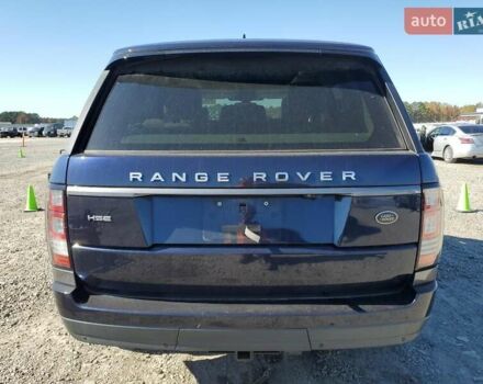 Синий Ленд Ровер Рендж Ровер, объемом двигателя 3 л и пробегом 160 тыс. км за 7000 $, фото 5 на Automoto.ua