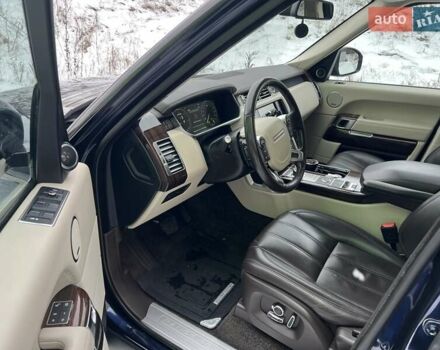 Синий Ленд Ровер Рендж Ровер, объемом двигателя 4.37 л и пробегом 247 тыс. км за 41500 $, фото 27 на Automoto.ua