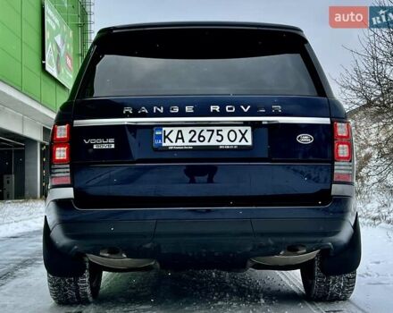 Синий Ленд Ровер Рендж Ровер, объемом двигателя 4.37 л и пробегом 247 тыс. км за 41500 $, фото 8 на Automoto.ua