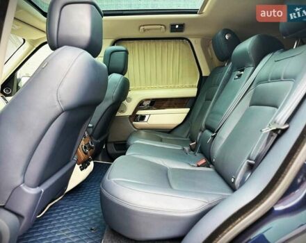 Синий Ленд Ровер Рендж Ровер, объемом двигателя 4.37 л и пробегом 197 тыс. км за 56000 $, фото 32 на Automoto.ua