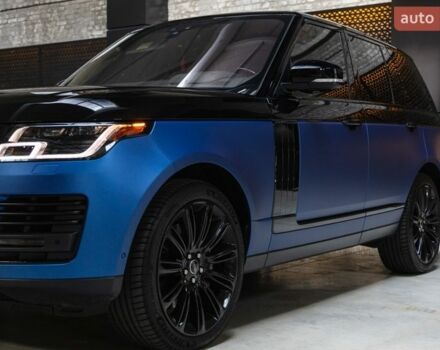 Синий Ленд Ровер Рендж Ровер, объемом двигателя 5 л и пробегом 140 тыс. км за 63000 $, фото 2 на Automoto.ua