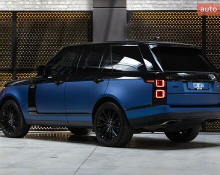 Синий Ленд Ровер Рендж Ровер, объемом двигателя 5 л и пробегом 140 тыс. км за 63000 $, фото 9 на Automoto.ua