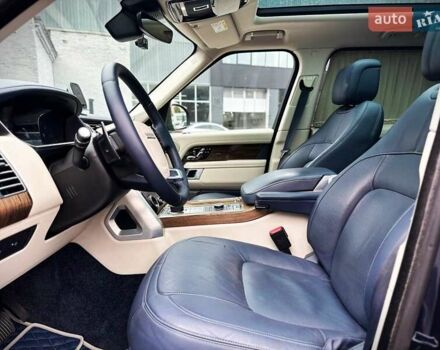 Синий Ленд Ровер Рендж Ровер, объемом двигателя 4.37 л и пробегом 197 тыс. км за 56000 $, фото 26 на Automoto.ua