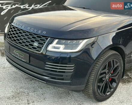 Синий Ленд Ровер Рендж Ровер, объемом двигателя 4.37 л и пробегом 104 тыс. км за 72000 $, фото 4 на Automoto.ua