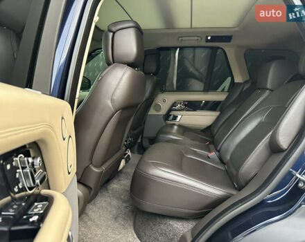 Синий Ленд Ровер Рендж Ровер, объемом двигателя 4.37 л и пробегом 104 тыс. км за 72000 $, фото 19 на Automoto.ua