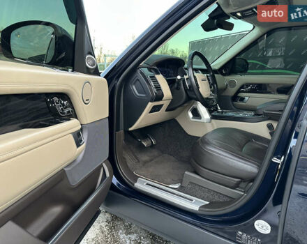 Синий Ленд Ровер Рендж Ровер, объемом двигателя 4.37 л и пробегом 104 тыс. км за 72000 $, фото 5 на Automoto.ua