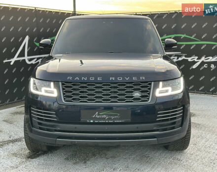 Синий Ленд Ровер Рендж Ровер, объемом двигателя 4.37 л и пробегом 104 тыс. км за 72000 $, фото 2 на Automoto.ua