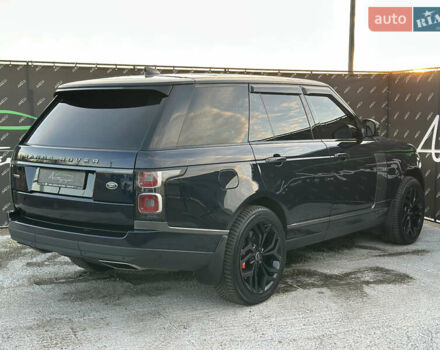 Синий Ленд Ровер Рендж Ровер, объемом двигателя 4.37 л и пробегом 104 тыс. км за 72000 $, фото 1 на Automoto.ua