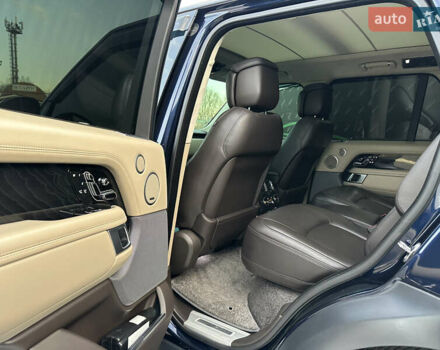 Синий Ленд Ровер Рендж Ровер, объемом двигателя 4.37 л и пробегом 104 тыс. км за 72000 $, фото 18 на Automoto.ua