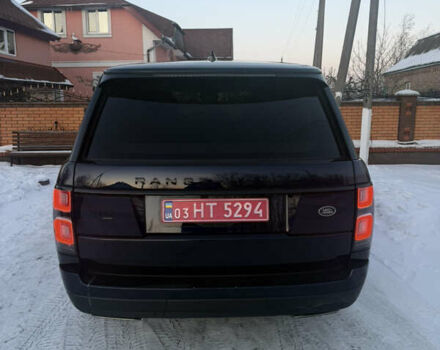 Синий Ленд Ровер Рендж Ровер, объемом двигателя 3 л и пробегом 72 тыс. км за 49500 $, фото 10 на Automoto.ua