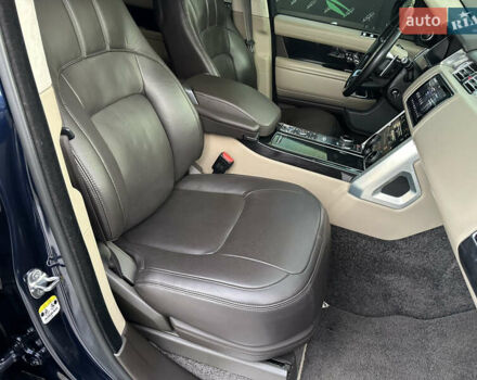 Синий Ленд Ровер Рендж Ровер, объемом двигателя 4.37 л и пробегом 104 тыс. км за 72000 $, фото 26 на Automoto.ua