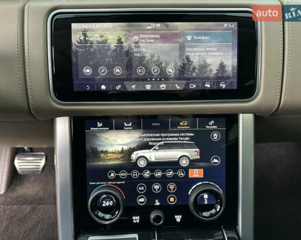 Синий Ленд Ровер Рендж Ровер, объемом двигателя 4.37 л и пробегом 104 тыс. км за 72000 $, фото 11 на Automoto.ua