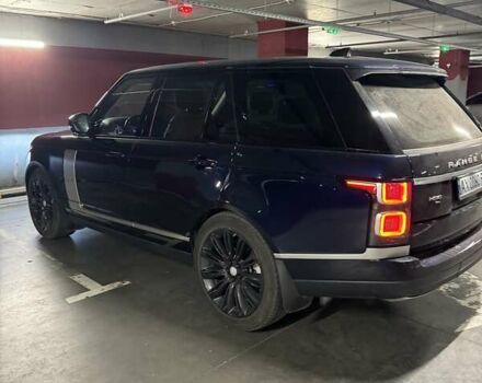 Синий Ленд Ровер Рендж Ровер, объемом двигателя 3 л и пробегом 55 тыс. км за 80000 $, фото 4 на Automoto.ua