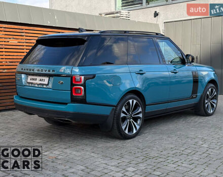 Синий Ленд Ровер Рендж Ровер, объемом двигателя 3 л и пробегом 80 тыс. км за 107000 $, фото 8 на Automoto.ua