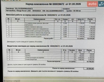 Синій Ленд Ровер Рендж Ровер, об'ємом двигуна 3 л та пробігом 68 тис. км за 75000 $, фото 36 на Automoto.ua