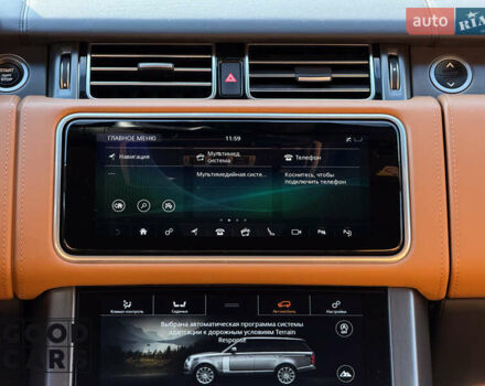 Синий Ленд Ровер Рендж Ровер, объемом двигателя 3 л и пробегом 80 тыс. км за 107000 $, фото 47 на Automoto.ua