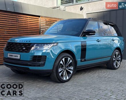 Синий Ленд Ровер Рендж Ровер, объемом двигателя 3 л и пробегом 80 тыс. км за 107000 $, фото 2 на Automoto.ua