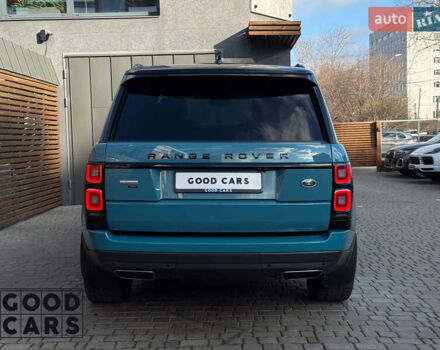 Синий Ленд Ровер Рендж Ровер, объемом двигателя 3 л и пробегом 80 тыс. км за 107000 $, фото 5 на Automoto.ua