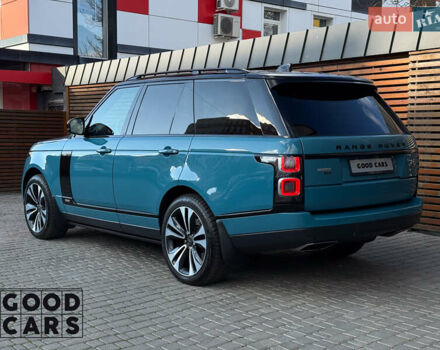 Синий Ленд Ровер Рендж Ровер, объемом двигателя 3 л и пробегом 80 тыс. км за 107000 $, фото 4 на Automoto.ua