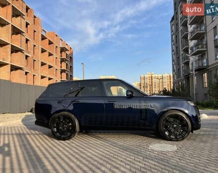 Ленд Ровер Рендж Ровер 2022 у Києві на Automoto.ua Синій Ленд Ровер Рендж Ровер, об'ємом двигуна 3 л та пробігом 44 тис. км за 142000 $, фото 3 на Automoto.ua