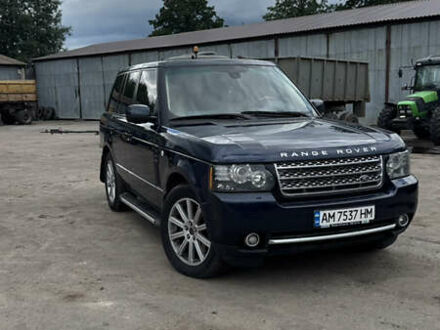 Ленд Ровер Рендж Ровер 2012 в Житомире на Automoto.ua Синий Ленд Ровер Рендж Ровер, объемом двигателя 5 л и пробегом 245 тыс. км за 16500 $, фото 1 на Automoto.ua