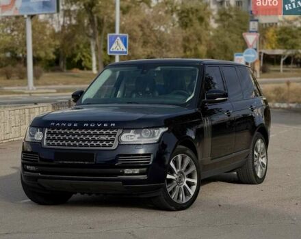 Синий Ленд Ровер Рендж Ровер, объемом двигателя 4.37 л и пробегом 157 тыс. км за 45000 $, фото 1 на Automoto.ua