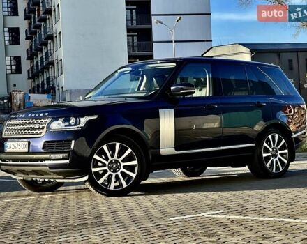 Синий Ленд Ровер Рендж Ровер, объемом двигателя 4.37 л и пробегом 247 тыс. км за 41500 $, фото 1 на Automoto.ua
