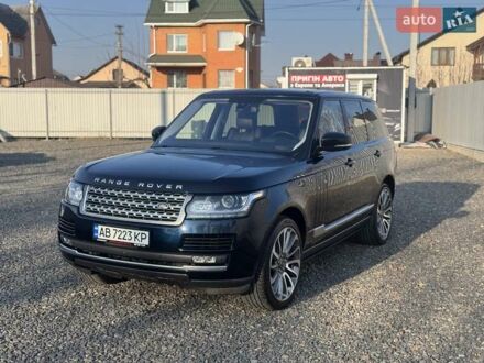 Ленд Ровер Рендж Ровер 2016 в Виннице на Automoto.ua Синий Ленд Ровер Рендж Ровер, объемом двигателя 5 л и пробегом 192 тыс. км за 35999 $, фото 1 на Automoto.ua
