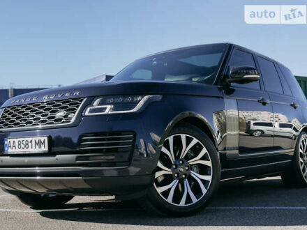 Ленд Ровер Рендж Ровер 2018 в Киеве на Automoto.ua Синий Ленд Ровер Рендж Ровер, объемом двигателя 4.37 л и пробегом 117 тыс. км за 76666 $, фото 1 на Automoto.ua