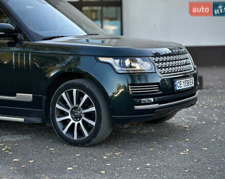 Ленд Ровер Рендж Ровер 2014 в Черновцах на Automoto.ua Зеленый Ленд Ровер Рендж Ровер, объемом двигателя 4.37 л и пробегом 240 тыс. км за 32000 $, фото 7 на Automoto.ua
