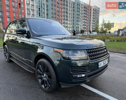 Зеленый Ленд Ровер Рендж Ровер, объемом двигателя 5 л и пробегом 140 тыс. км за 35900 $, фото 2 на Automoto.ua