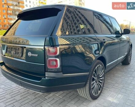Зеленый Ленд Ровер Рендж Ровер, объемом двигателя 5 л и пробегом 199 тыс. км за 67000 $, фото 4 на Automoto.ua